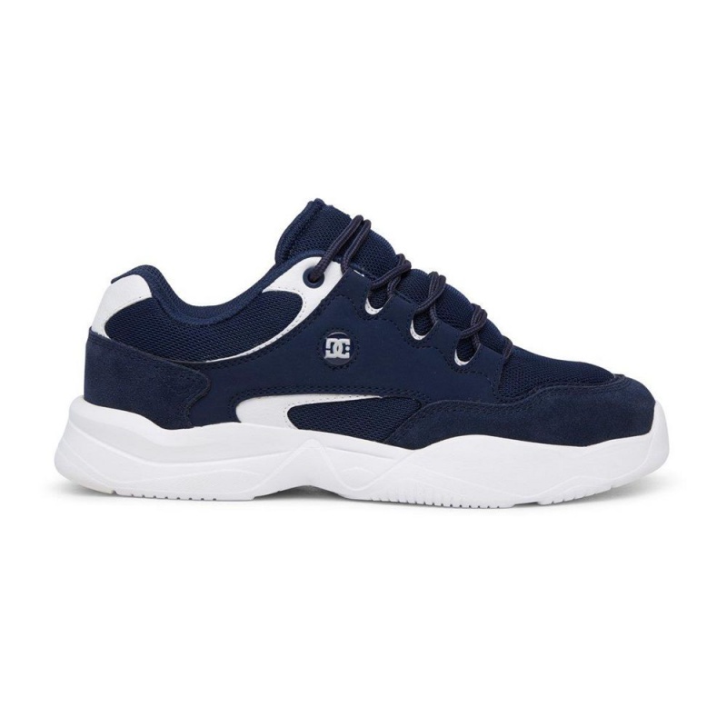 DC Shoes Decel Träningsskor Herr Marinblå Vita | UZJH-43905