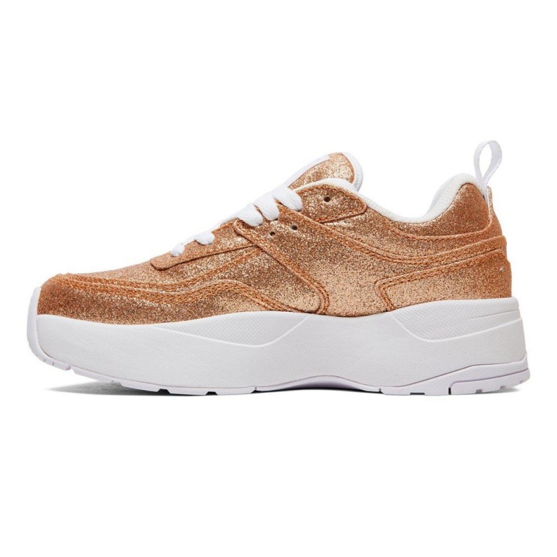 DC Shoes E.Tribeka Träningsskor Dam Guld | NHZL-43057