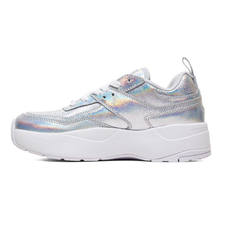 DC Shoes E.Tribeka Träningsskor Dam Silver | OQPB-97861