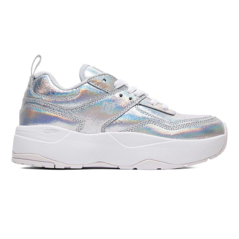 DC Shoes E.Tribeka Träningsskor Dam Silver | OQPB-97861