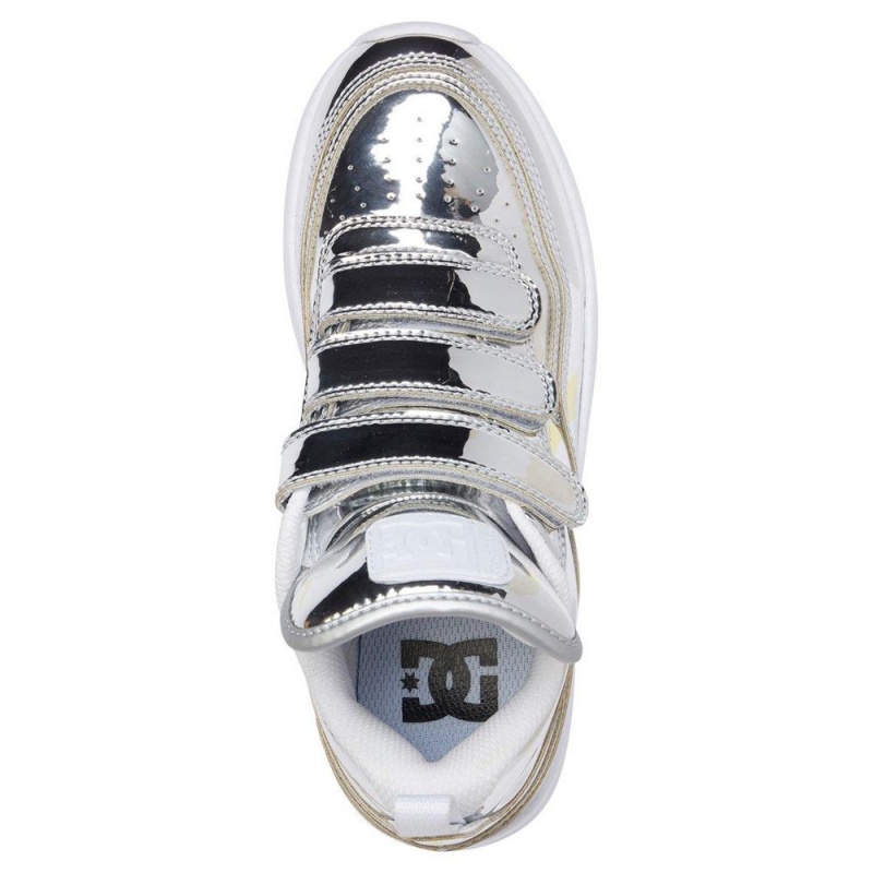 DC Shoes E.Tribeka Träningsskor Dam Silver | LAXB-61285