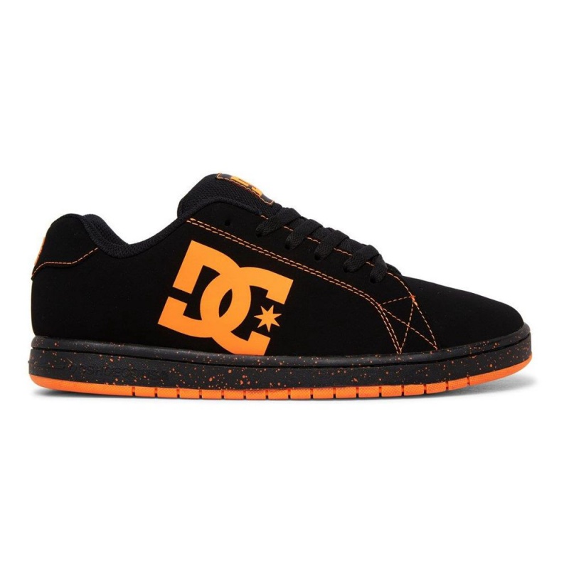 DC Shoes Gaveler Skateskor Herr Svarta Orange | IKEZ-92817