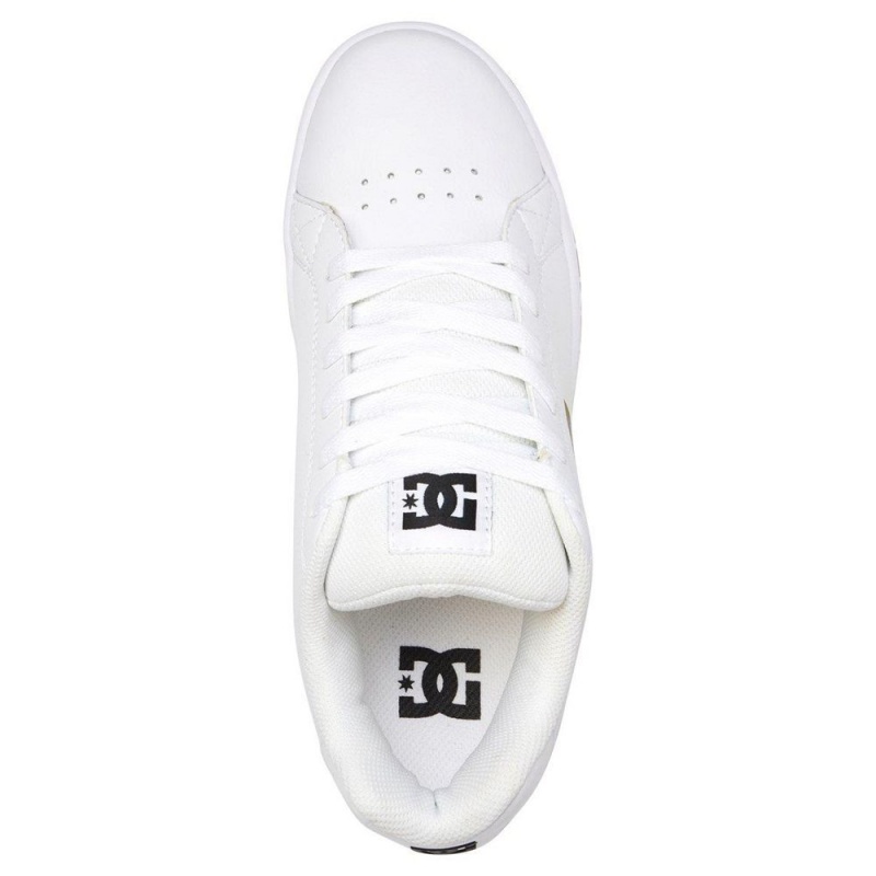 DC Shoes Gaveler Skateskor Herr Vita Svarta | GCYI-83726