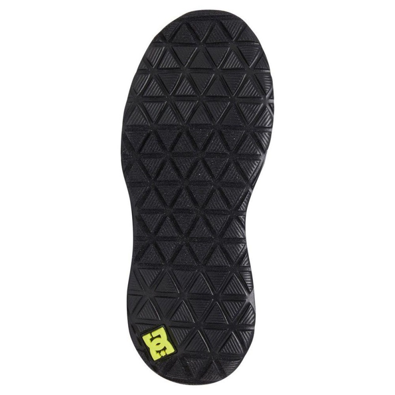 DC Shoes Heathrow Träningsskor Barn Svarta Gula | DNSR-45980