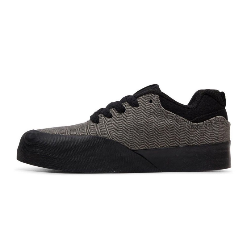 DC Shoes Infinite Skateskor Barn Grå Svarta | PJRG-93187