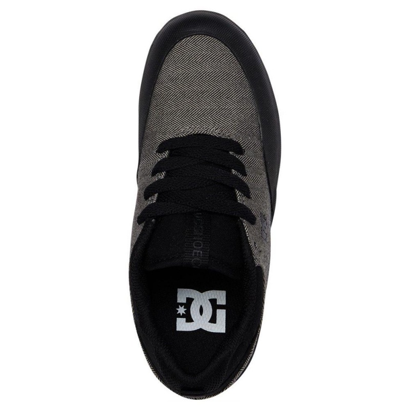 DC Shoes Infinite Skateskor Barn Grå Svarta | PJRG-93187