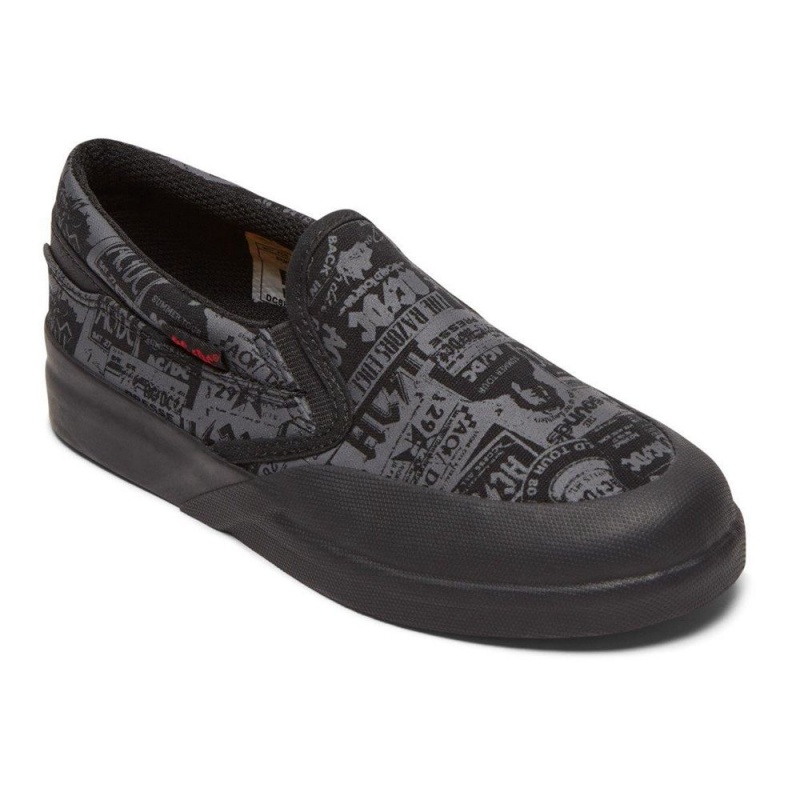 DC Shoes Infinite Skateskor Barn Svarta Grå | HZUL-60148