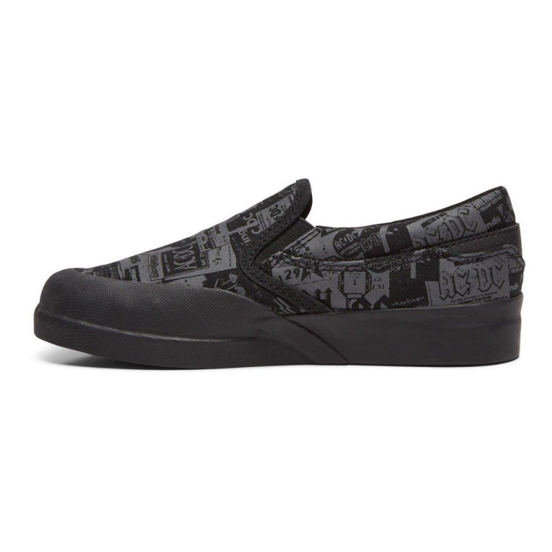 DC Shoes Infinite Skateskor Barn Svarta Grå | HZUL-60148