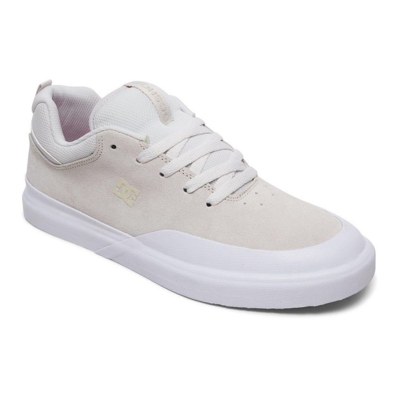 DC Shoes Infinite Skateskor Herr Grå Vita | ZWYR-63127