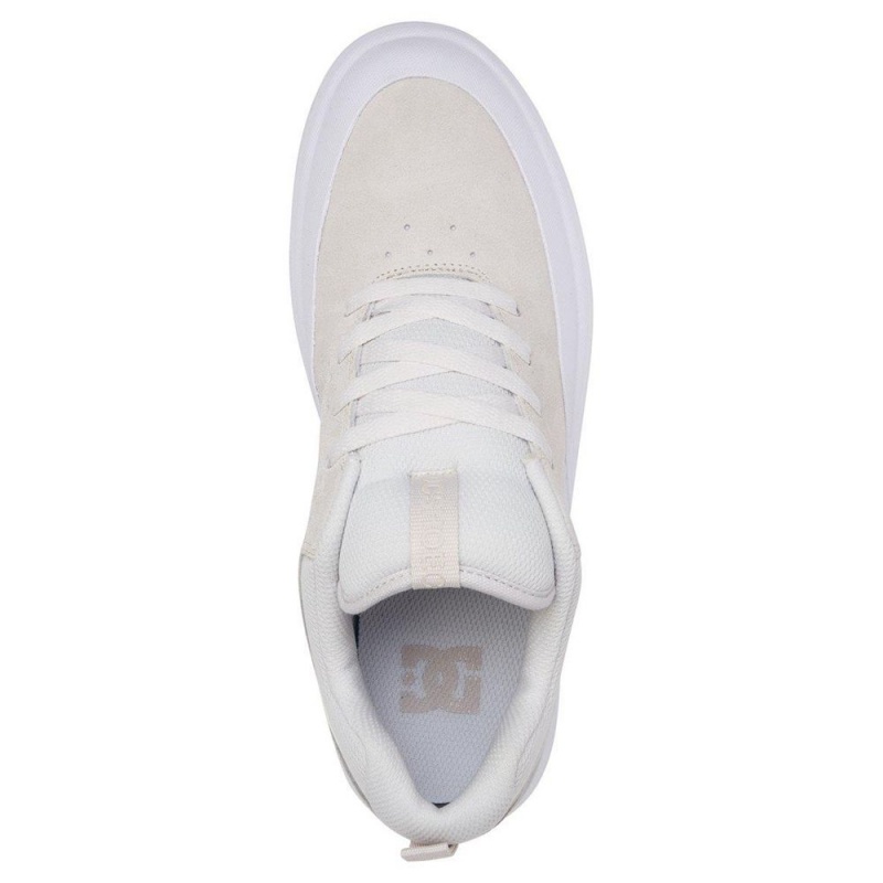 DC Shoes Infinite Skateskor Herr Grå Vita | ZWYR-63127