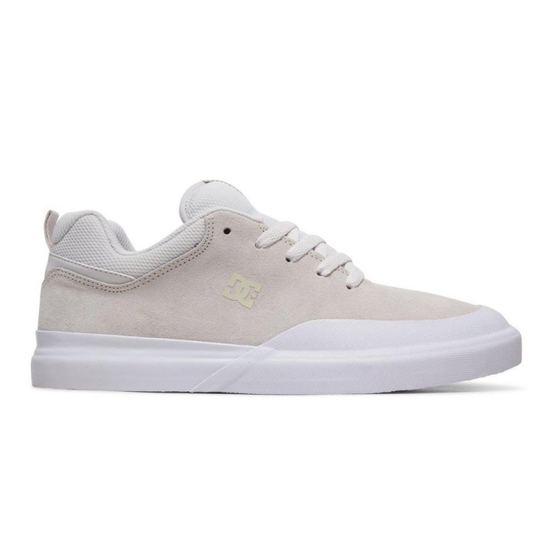 DC Shoes Infinite Skateskor Herr Grå Vita | ZWYR-63127