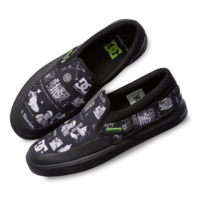 DC Shoes Infinite Skateskor Herr Svarta Grå | UBIH-37916