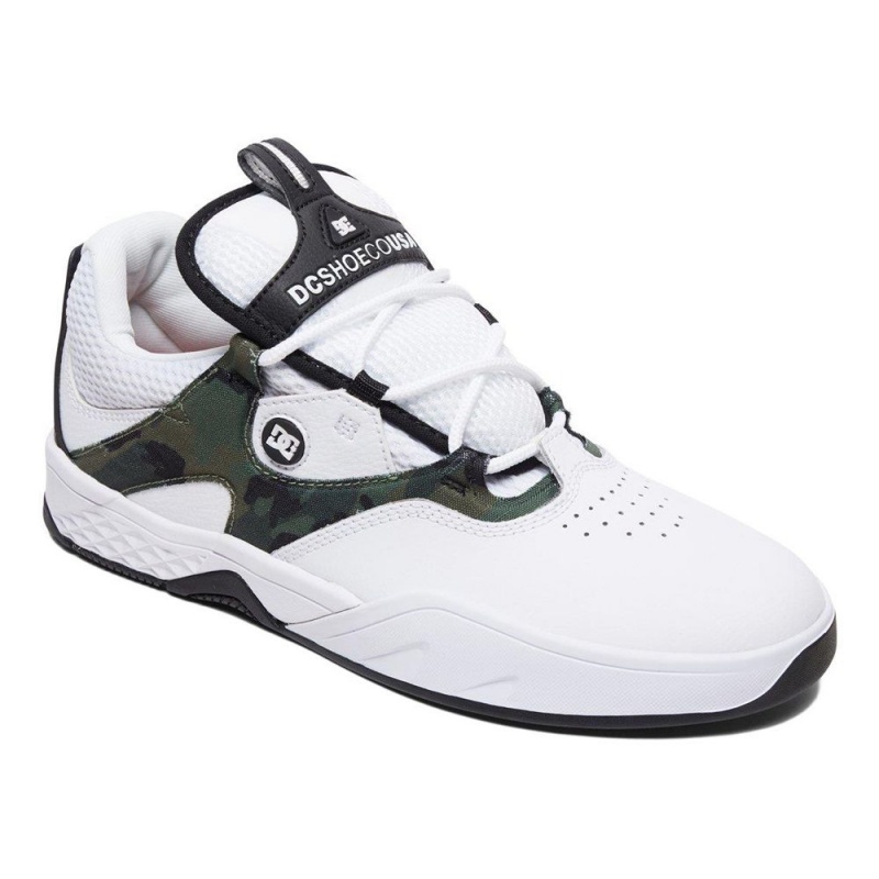 DC Shoes Kalis Träningsskor Herr Vita Svarta | GHSB-57423