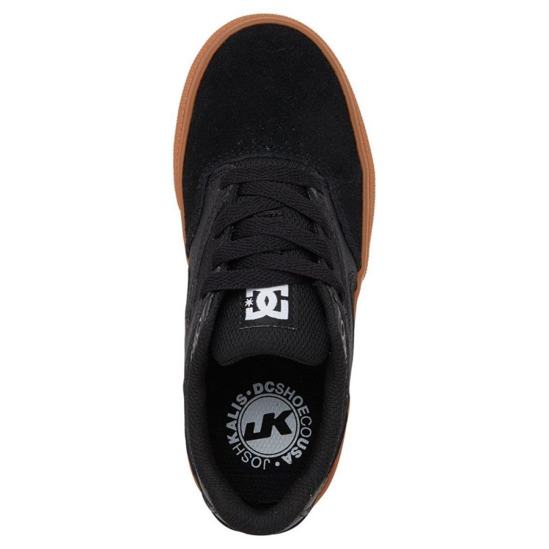 DC Shoes Kalis Vulc Skateskor Barn Svarta Bruna | UCDH-94752