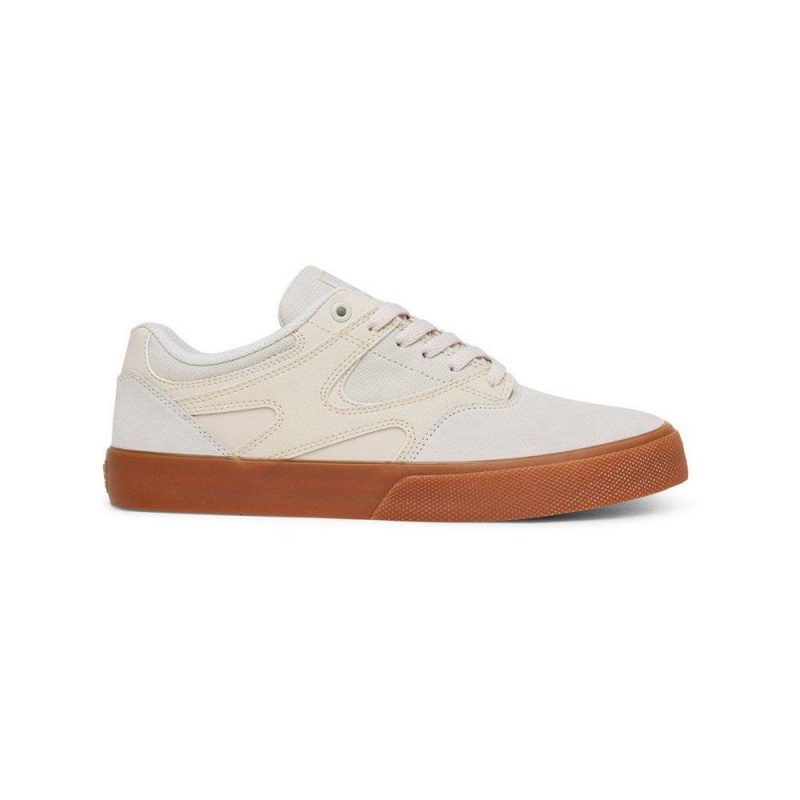 DC Shoes Kalis Vulc Skateskor Herr Grå | YRBM-94203