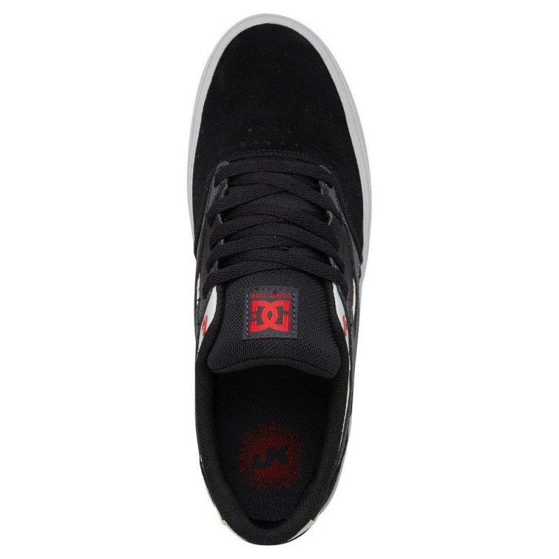 DC Shoes Kalis Vulc Skateskor Herr Svarta Grå | QBZL-34589