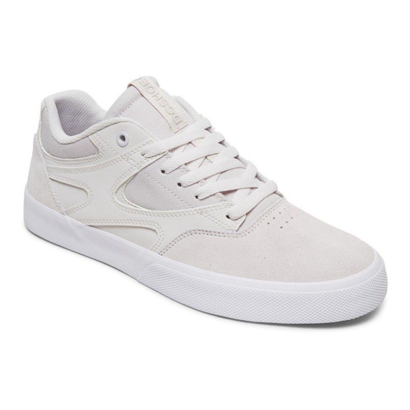 DC Shoes Kalis Vulc Skateskor Herr Vita | FCKW-21089