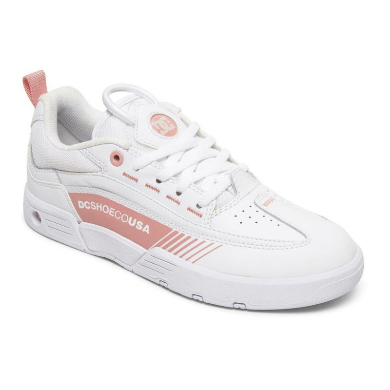 DC Shoes Legacy 98 Träningsskor Dam Vita Rosa | TXKG-37590