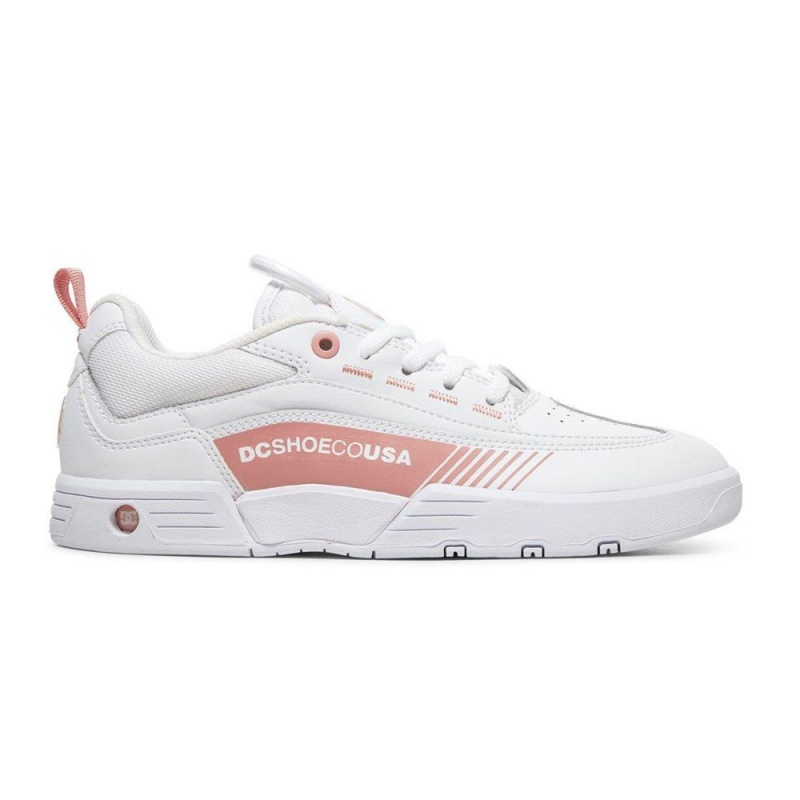 DC Shoes Legacy 98 Träningsskor Dam Vita Rosa | TXKG-37590