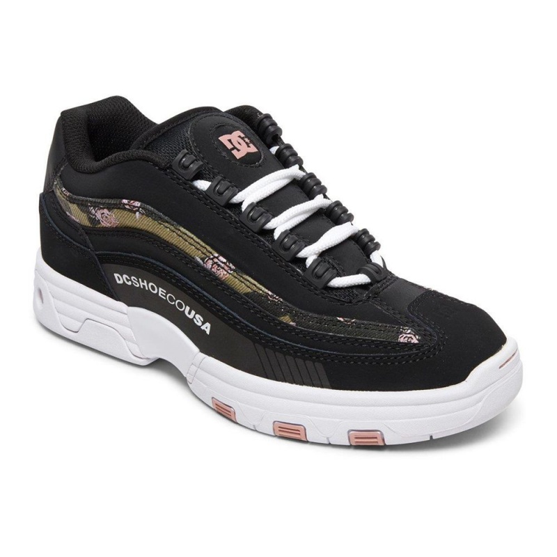 DC Shoes Legacy Lite Träningsskor Dam Svarta | CZDH-16408