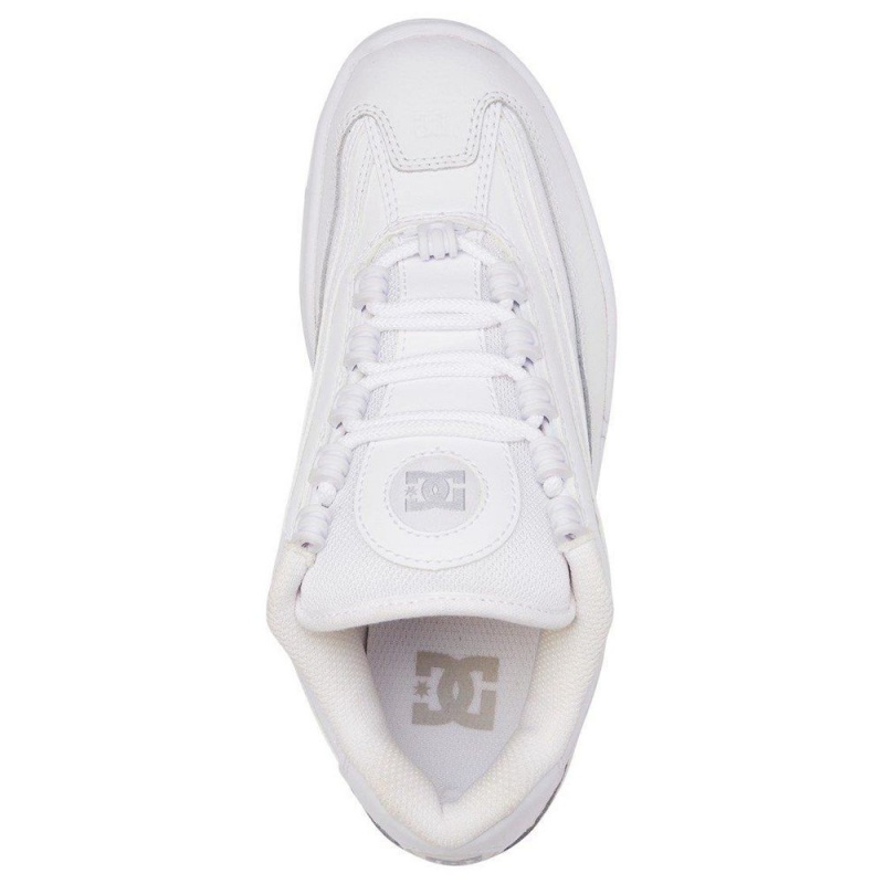 DC Shoes Legacy Lite Träningsskor Dam Vita Silver | RWEU-75460