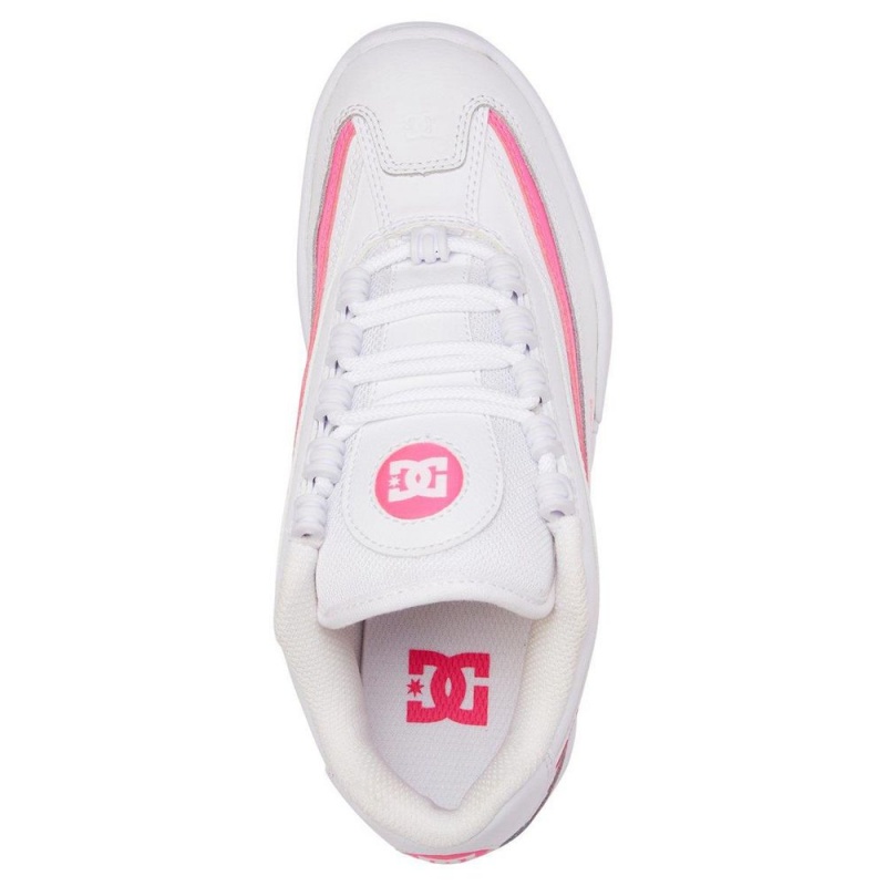 DC Shoes Legacy Lite Träningsskor Dam Vita Rosa | UKOE-93825