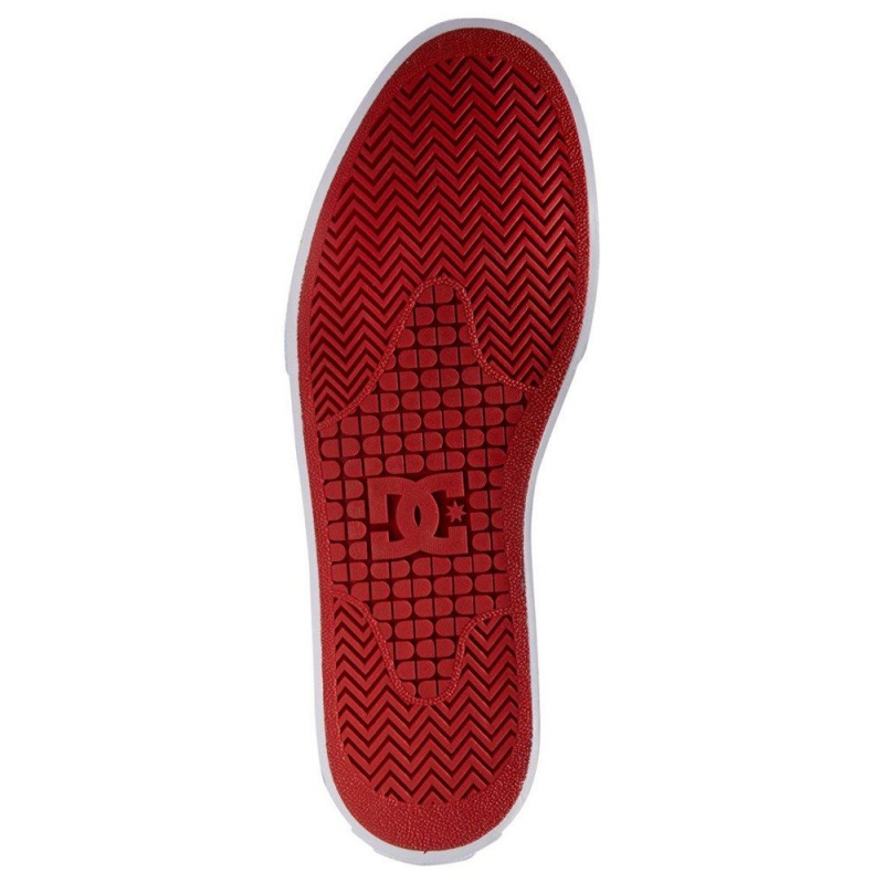 DC Shoes Manual Skateskor Herr Röda Vita | REDL-06571