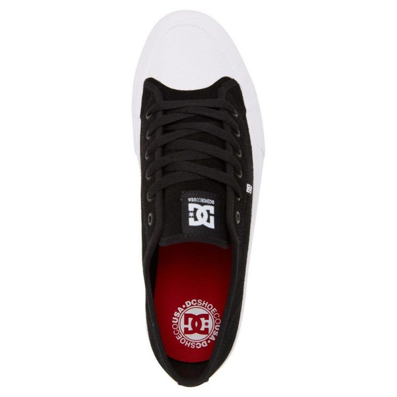 DC Shoes Manual Skateskor Herr Svarta Vita | SDVP-80714