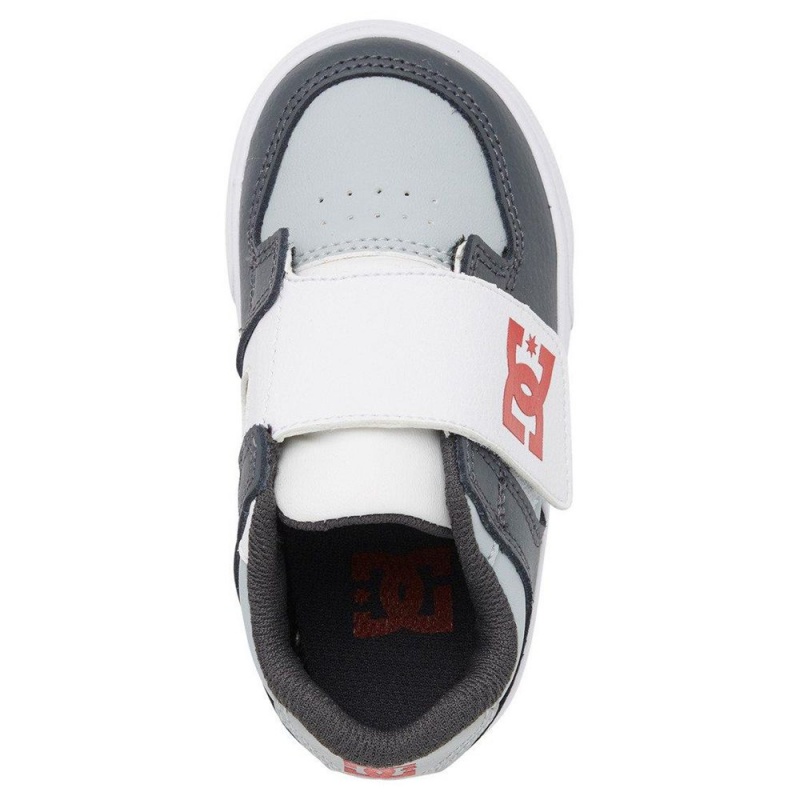 DC Shoes Pure Skateskor Barn Grå Svarta | HEFX-42951