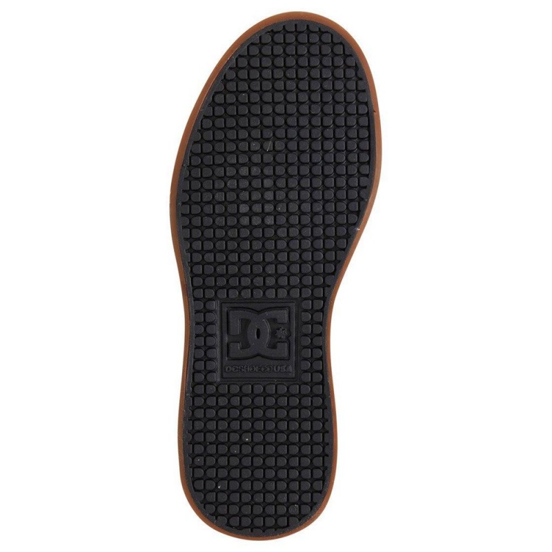 DC Shoes Pure Skateskor Barn Svarta Bruna | ALNU-54019