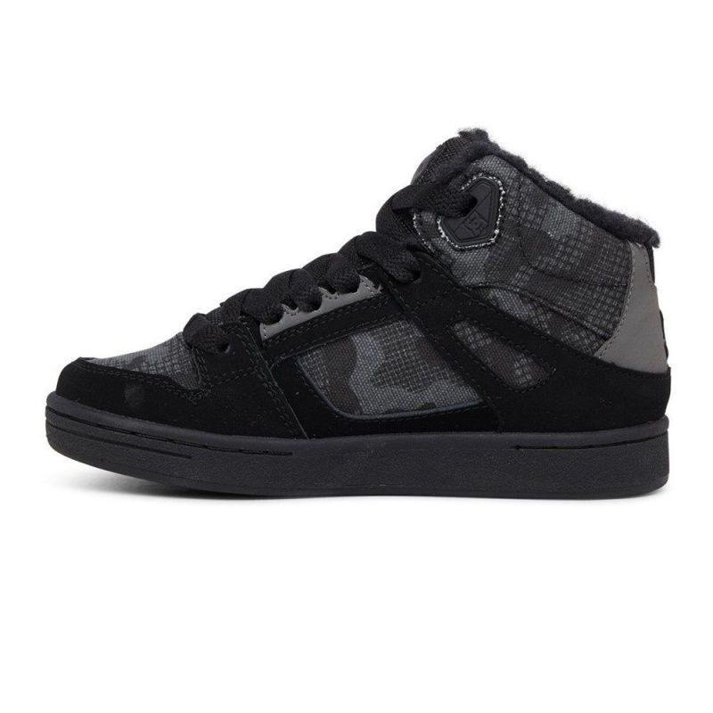 DC Shoes Pure Skateskor Barn Svarta | YMRP-14568