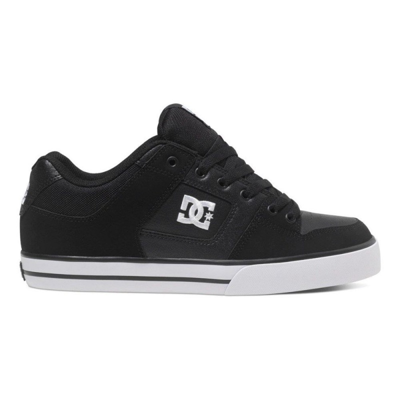 DC Shoes Pure Skateskor Herr Svarta Vita | CHRX-85912