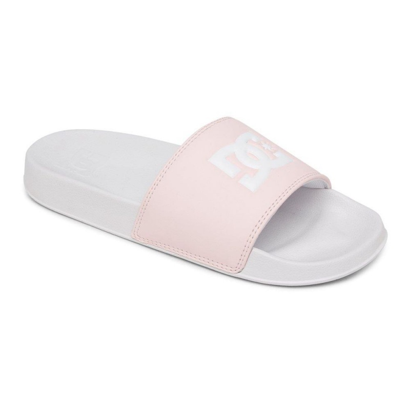 DC Shoes Slides Sandaler Dam Vita Rosa | TXUO-87230