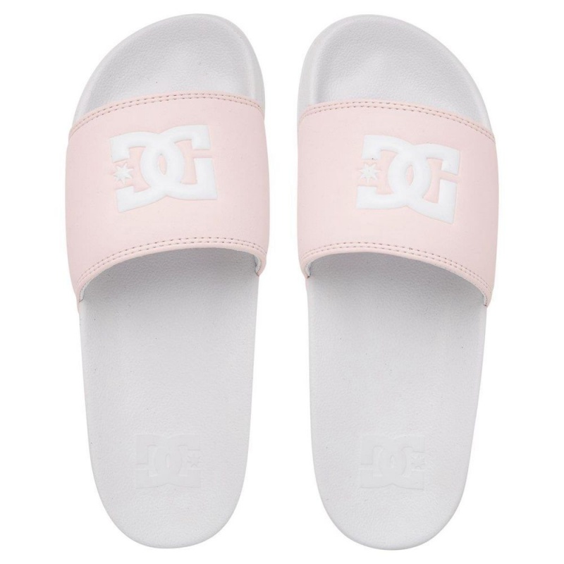 DC Shoes Slides Sandaler Dam Vita Rosa | TXUO-87230