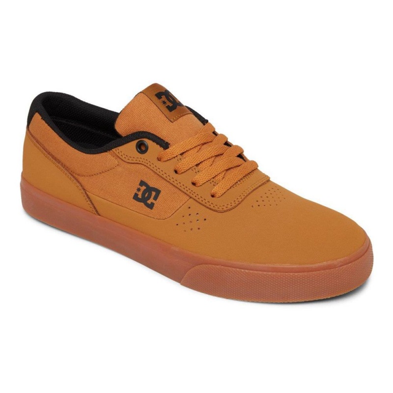 DC Shoes Switch Skateskor Herr Bruna Svarta | ZHVB-49163