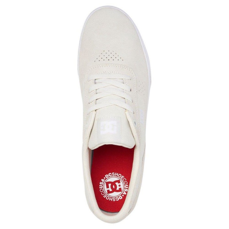 DC Shoes Switch Skateskor Herr Grå Vita | WXTI-28735