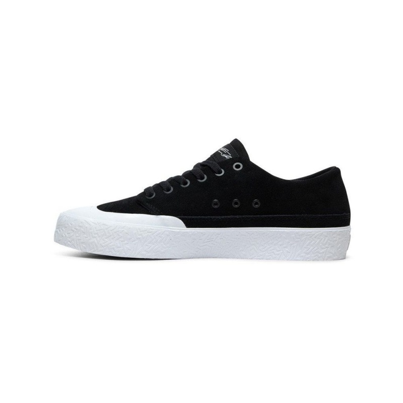 DC Shoes T-Funk Skateskor Herr Svarta Vita | QMYS-39725