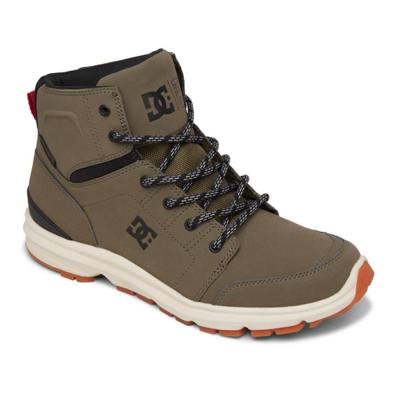 DC Shoes Torstein Stövlar Herr Gröna Svarta | EZFC-57263