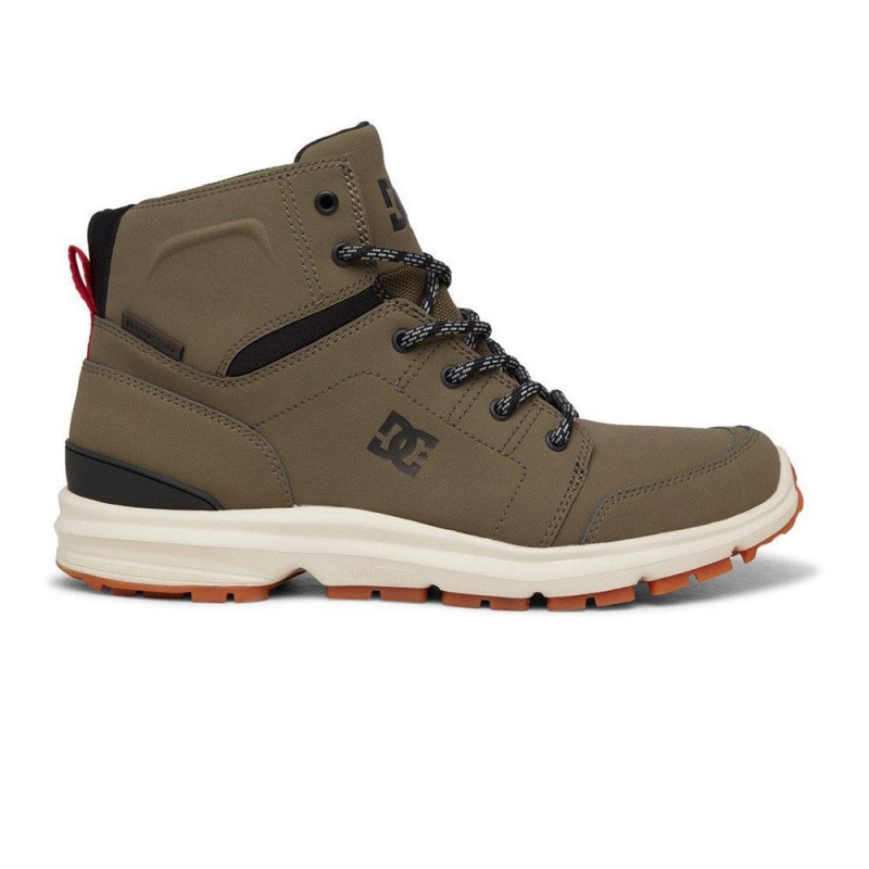 DC Shoes Torstein Stövlar Herr Gröna Svarta | EZFC-57263