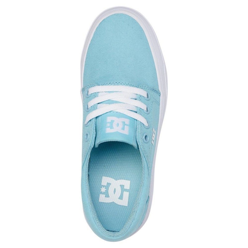 DC Shoes Trase Skateskor Barn Blå | DJFC-10873