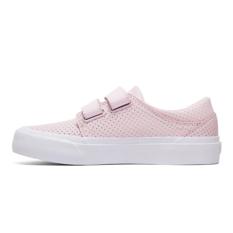 DC Shoes Trase Skateskor Barn Rosa | NUJV-61409