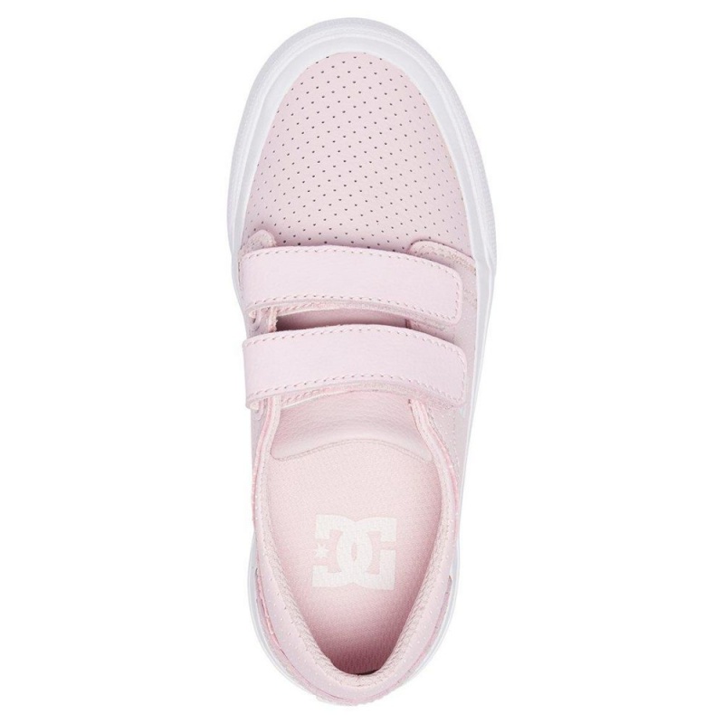 DC Shoes Trase Skateskor Barn Rosa | NUJV-61409