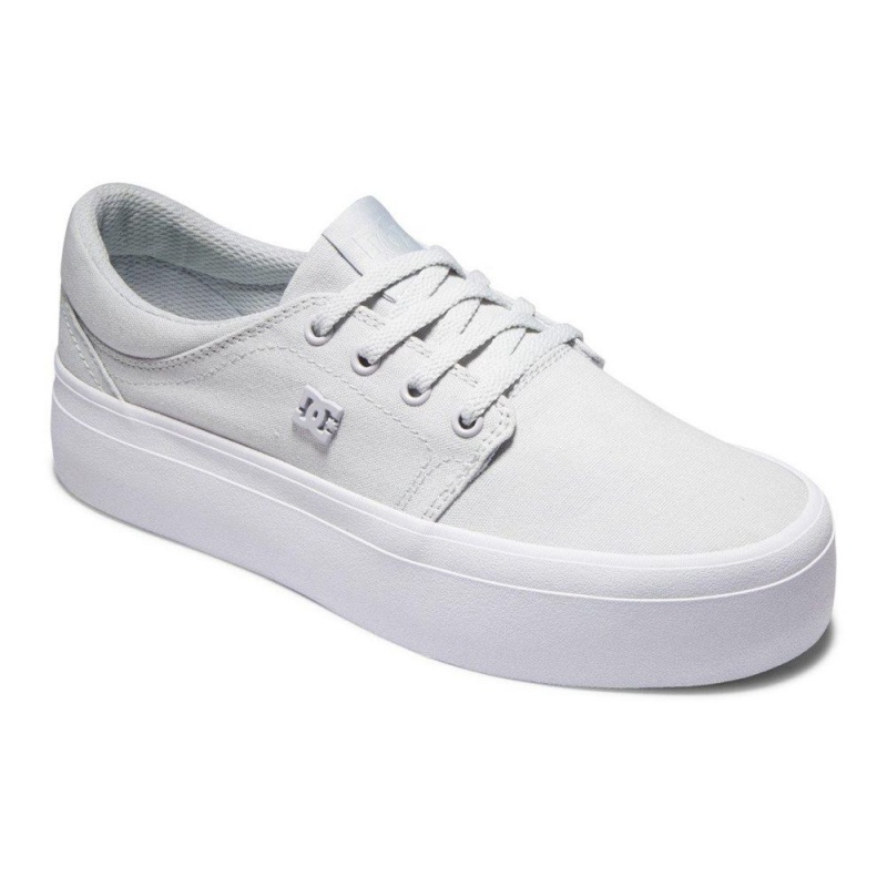 DC Shoes Trase Skateskor Dam Grå | RDQP-18567