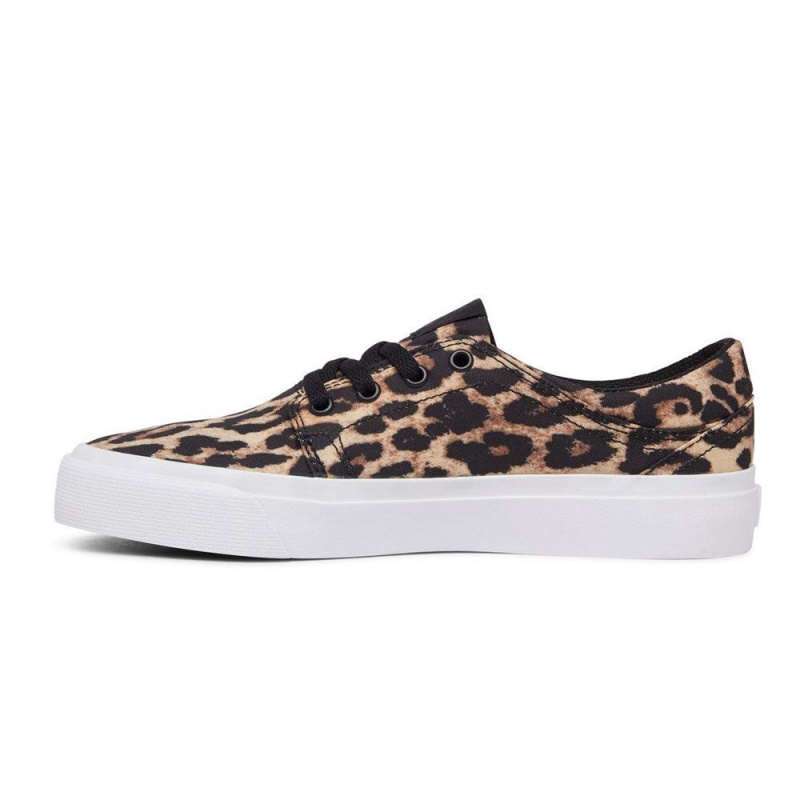 DC Shoes Trase Skateskor Dam Leopard | QOFC-48709