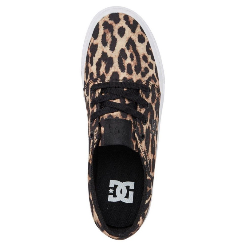 DC Shoes Trase Skateskor Dam Leopard | QOFC-48709