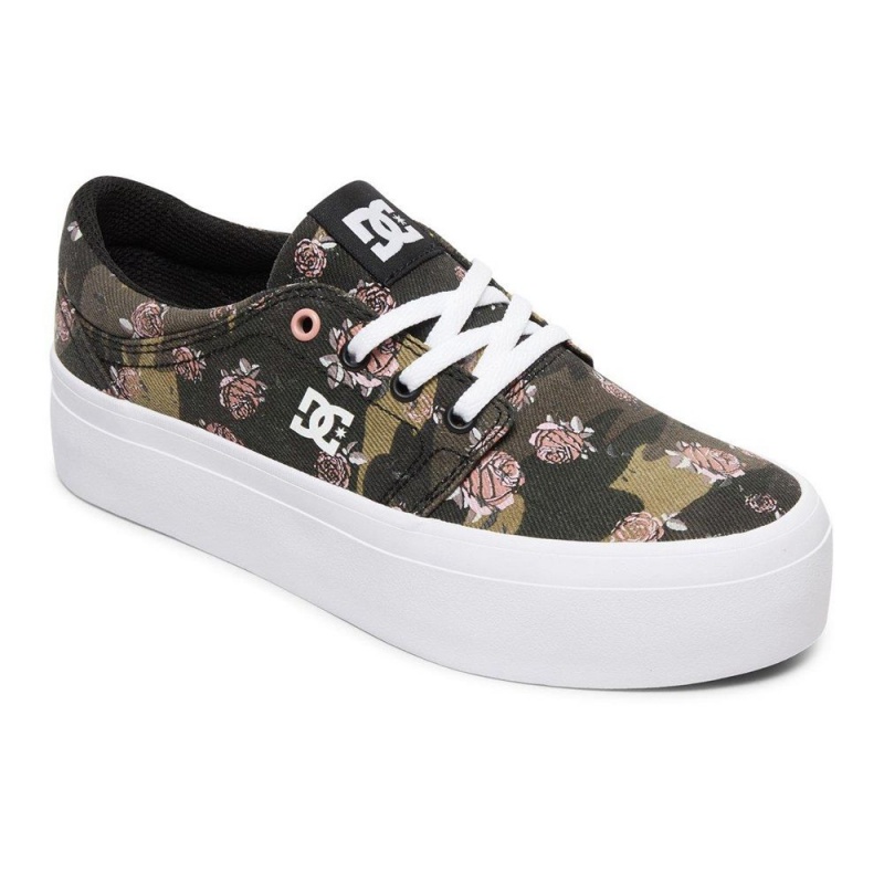 DC Shoes Trase Skateskor Dam Rosa | LSGK-14276