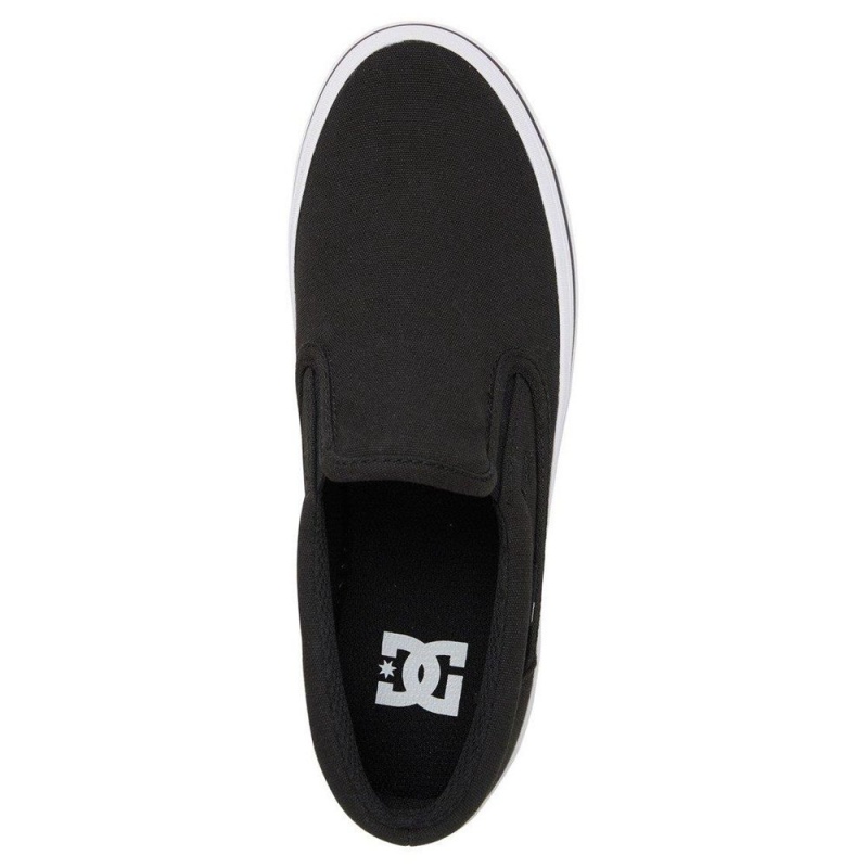 DC Shoes Trase Skateskor Dam Svarta Vita | JDOC-98063