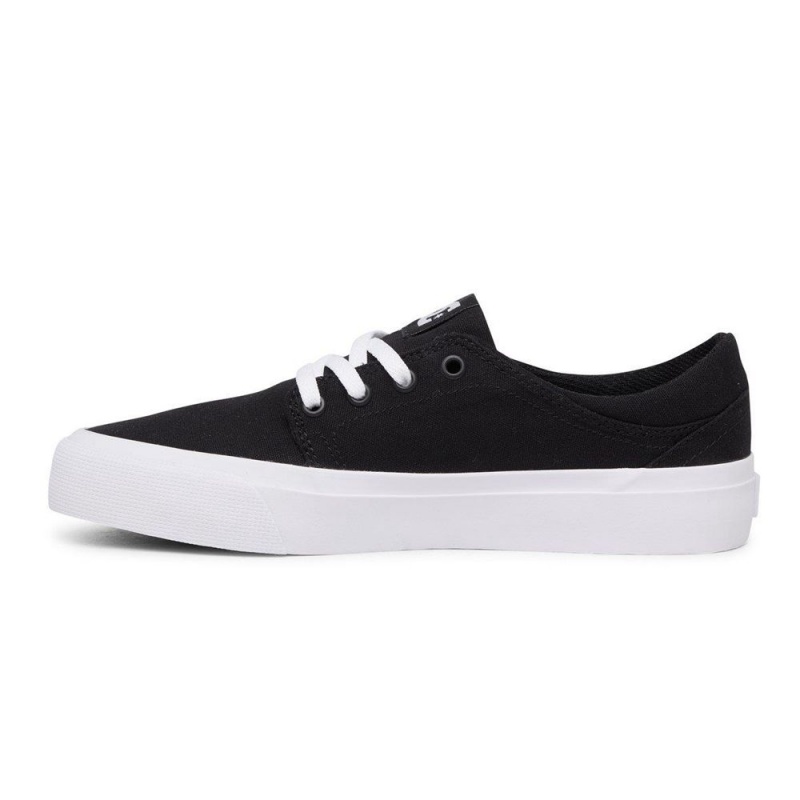 DC Shoes Trase Skateskor Dam Svarta Vita | LYXO-34086