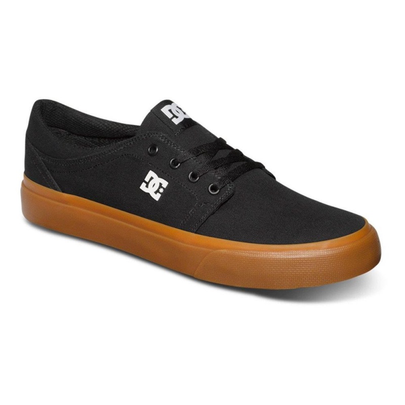 DC Shoes Trase Skateskor Herr Svarta Bruna | EQOK-39725