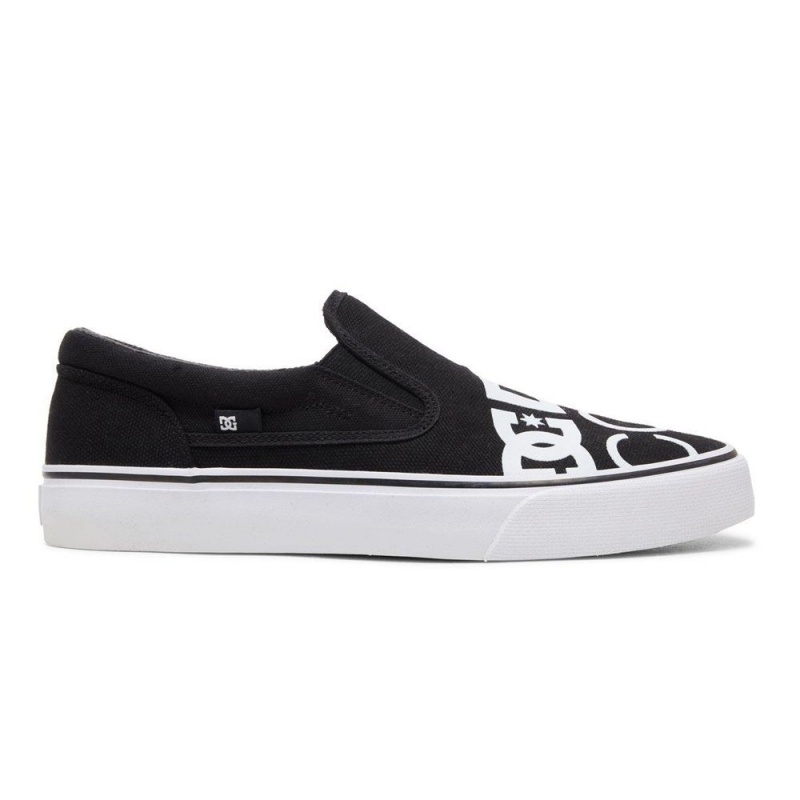 DC Shoes Trase Skateskor Herr Svarta Vita | UNMR-01652